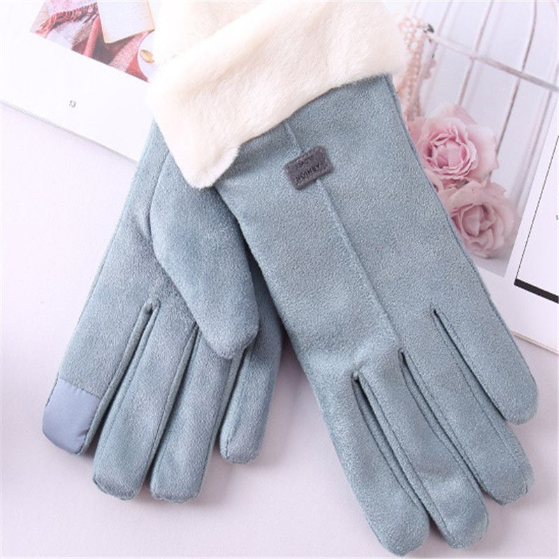 Winter Gloves Warm Soft One Size Men Thermal Women Ladies Warm Soft