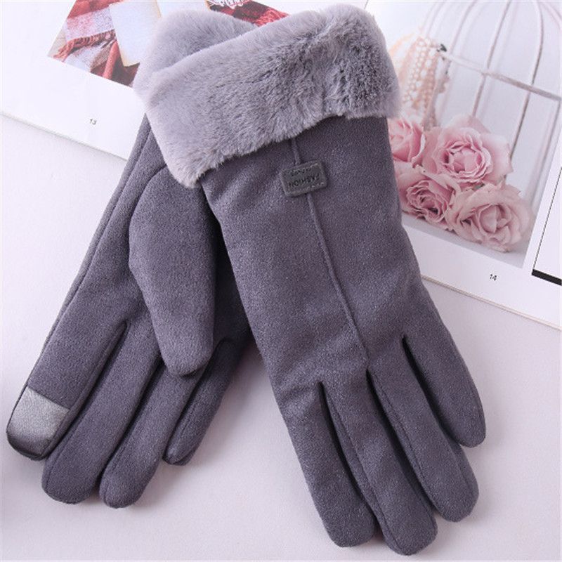 Winter Gloves Warm Soft One Size Men Thermal Women Ladies Warm Soft