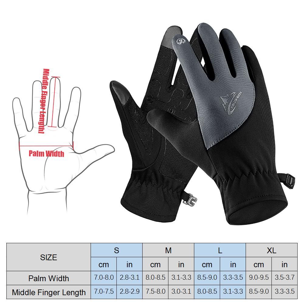 Winter Warm Gloves Men Women Sports Gloves with Thin Warm Lining For Cycling Camping Hiking Driving Fishing Mountaineering Skiing