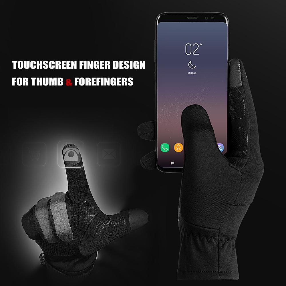 Winter Warm Gloves Men Women Sports Gloves with Thin Warm Lining For Cycling Camping Hiking Driving Fishing Mountaineering Skiing