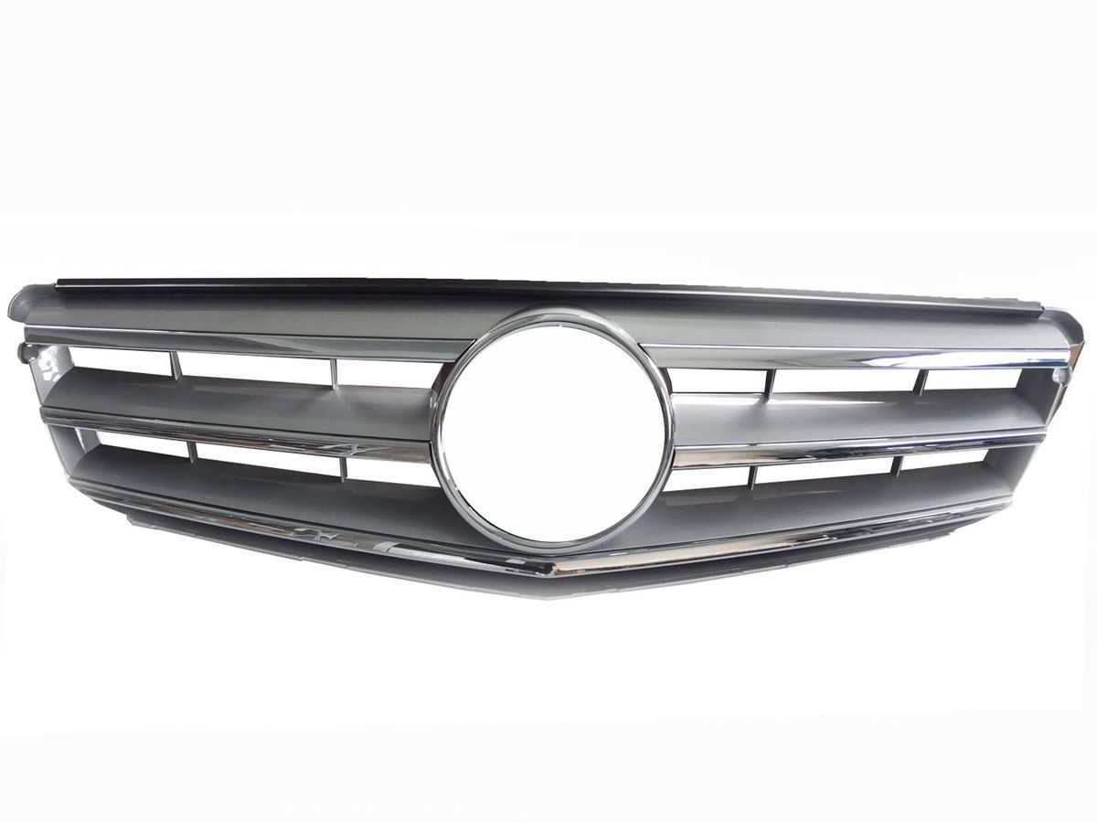suitable for C63 AMG FOR BENZ Style ABS 1-Fin Front Bumper Grille Racing Grills  C Cl W204 2008-2014 C300 C3 C180 C200