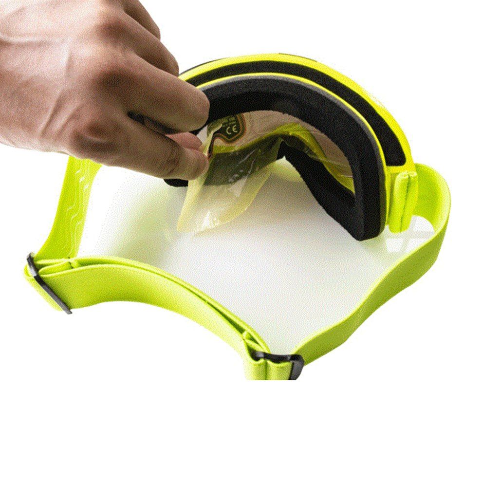 Children's Double Layer Anti Fog Windproof Anti Ultraviolet Skiing Glasses