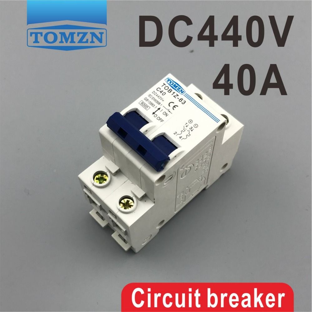 2P 40A DC 440V Circuit Breaker