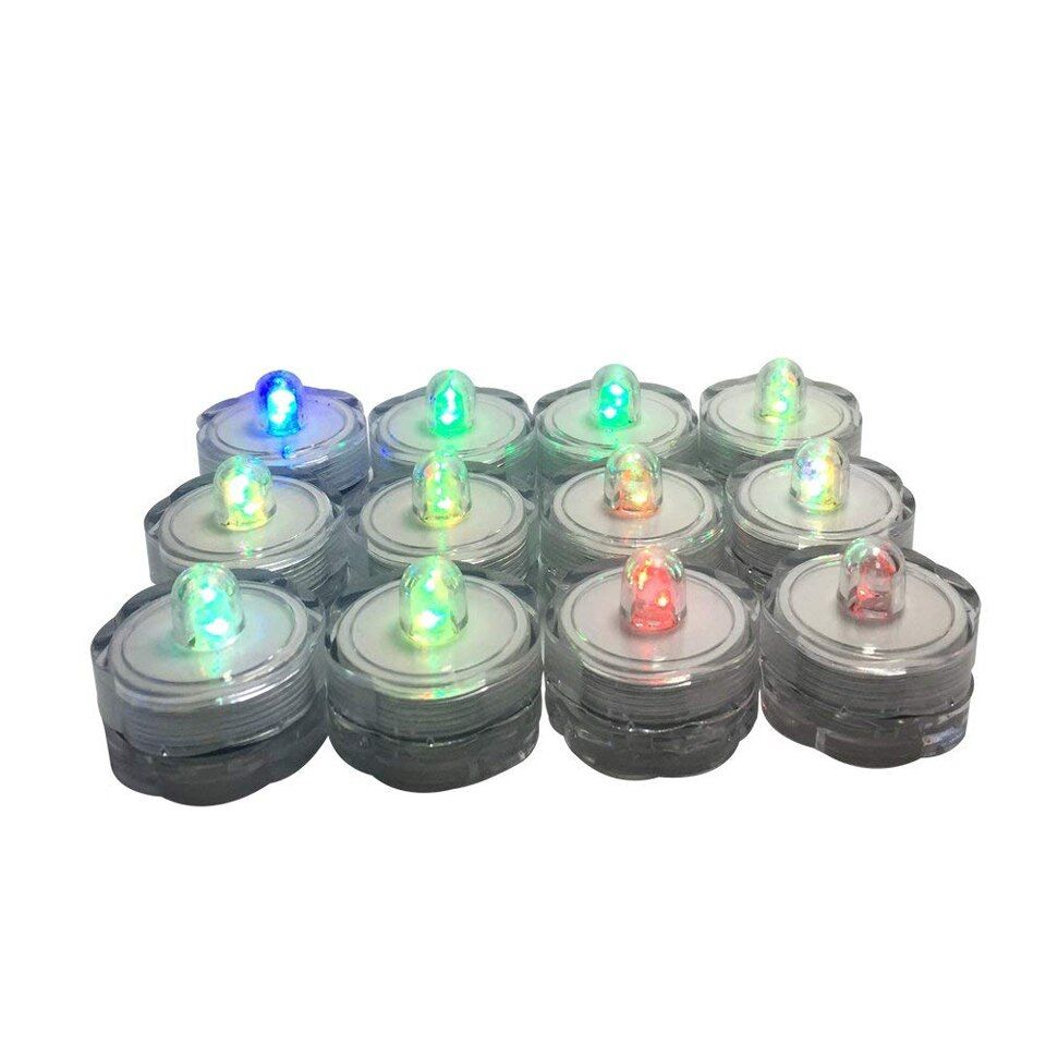 Xsky Underwater Light Battery Powered Rotary Switch Control LED Candle Light Submersible Night Lamp Waterproof For Bottle Party
