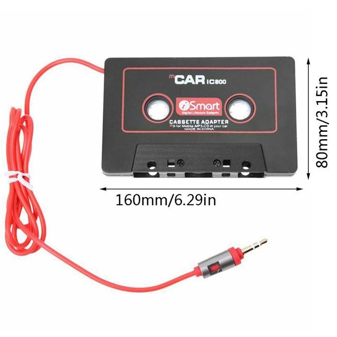 MT  Car Audio Systems Car Stereo Cassette Tape Adapter For Mobile Phone MP3 AUX