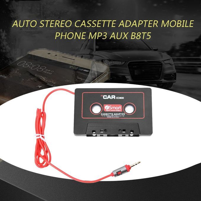 MT  Car Audio Systems Car Stereo Cassette Tape Adapter For Mobile Phone MP3 AUX
