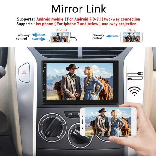 2Din Universal Car Android Stereo With GPS 7 Inch Press Screen  Car