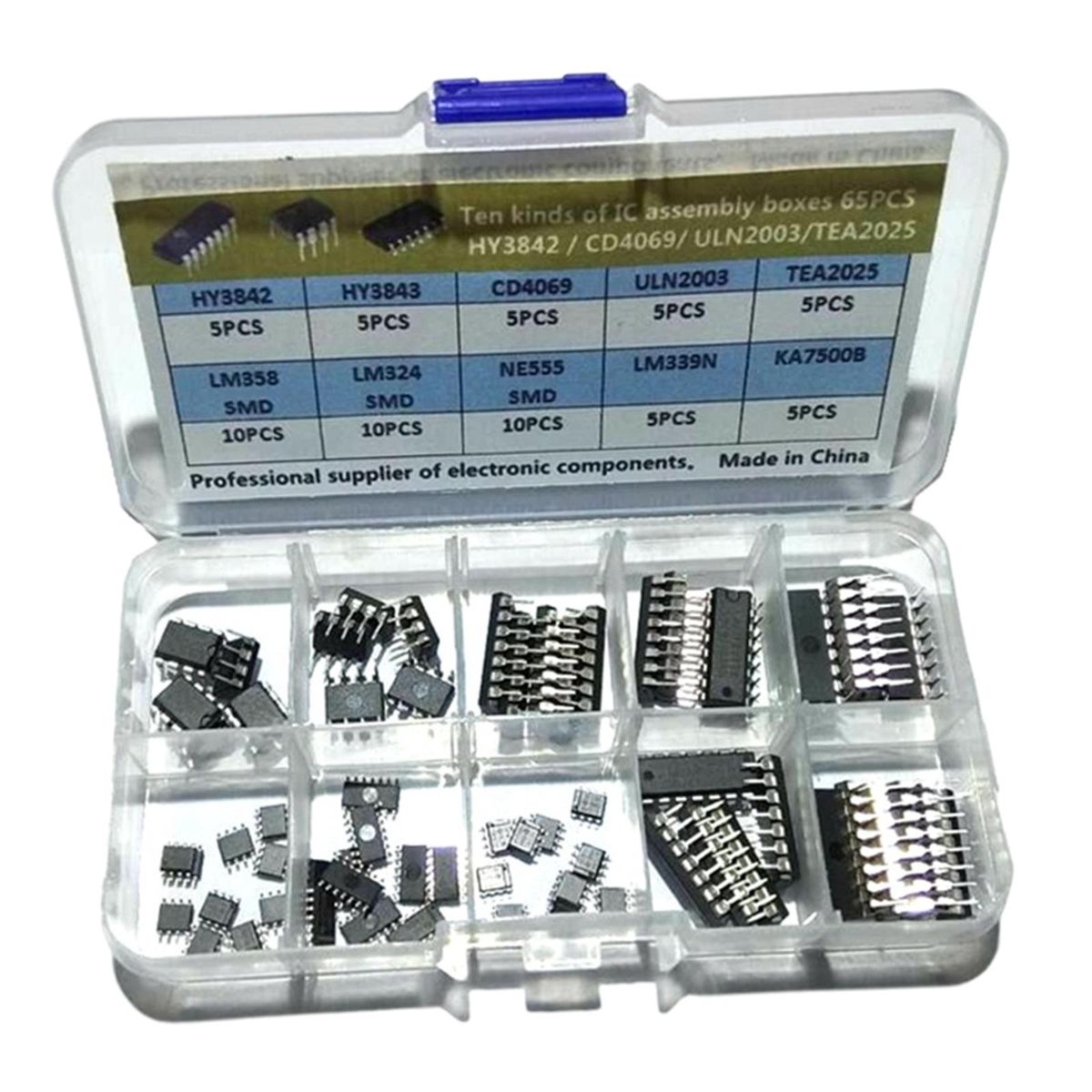 65x IC Integrated Circuit Chip  Tea2025 LM339N