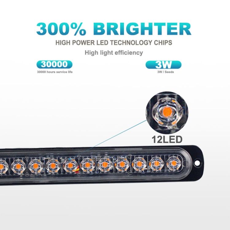 DC12V-24V / 36W Car TruckStrobe Flash Warning