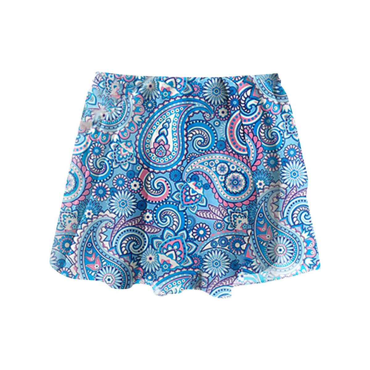 Bohemian Floral Print Sports Tennis Shorts Women's Skort Lightweight Skirt For Running Tennis Golf Workout Sports Fitness Skirt