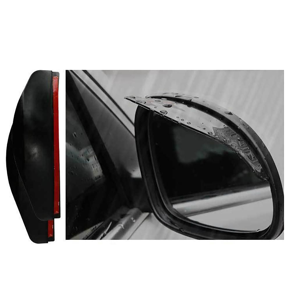 2Pcs Universal Car Rearview Mirror Rain Eyebrow Auto Car