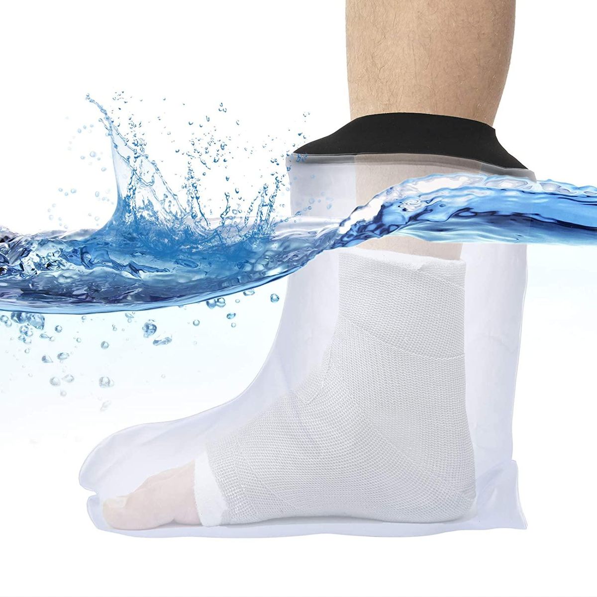 Waterproof Cast Cover Leg for Adult Ankle Shower Bath Watertight Foot