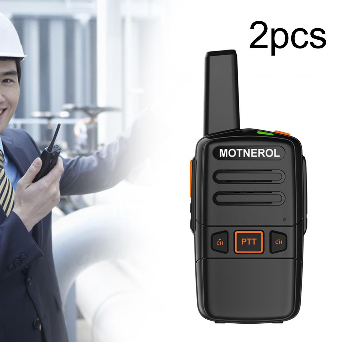 Rechargeable Handheld Radio For Hiking 2 Sets