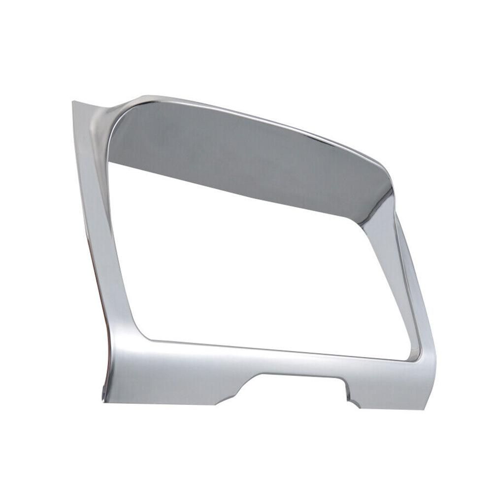 Radio Trim Bezel for-Harley Street Glide Ultra Limited 2014-Up Center Stereo Accent Cover Dashboard Frame,Chrome