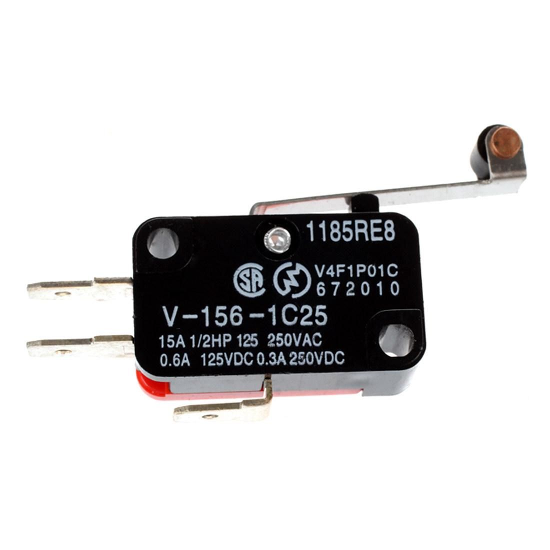 Mini Limit Switch SPDT Snap Action LOT - Red and