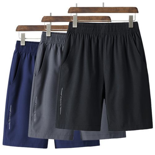 3-in-1 Men's Beach Pants Quick-drying Running Fitness Pants