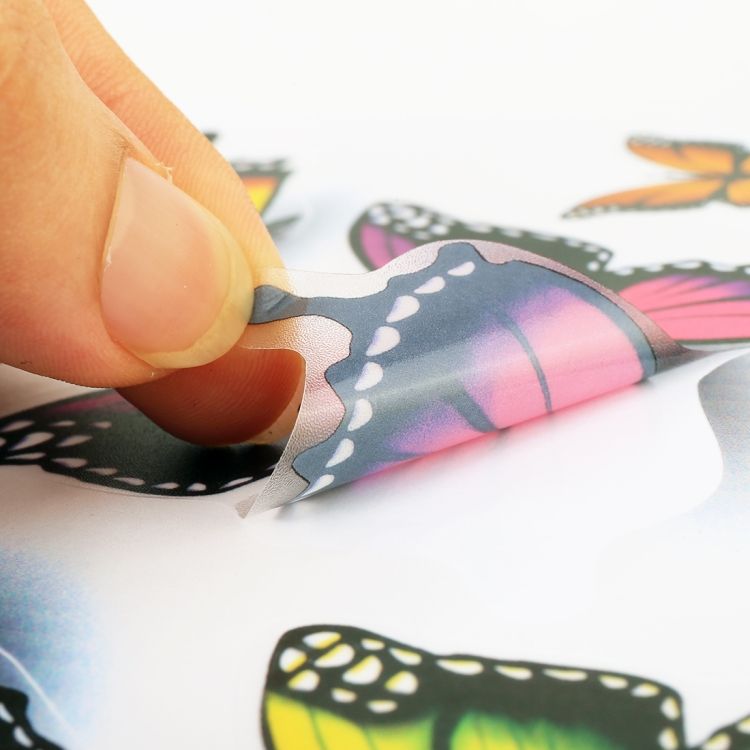 7 PCS Erfly Shape Plastic Car Free Sticker