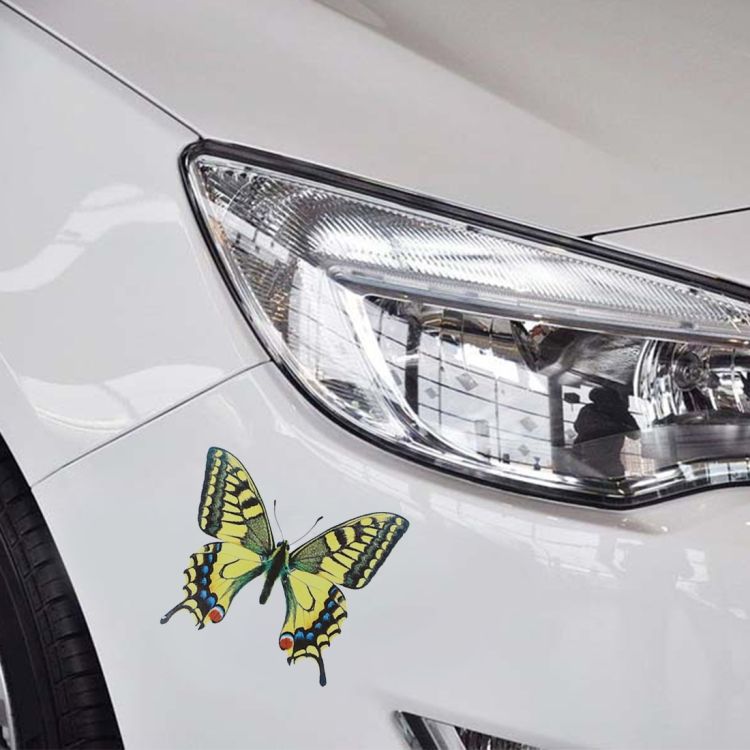 7 PCS Erfly Shape Plastic Car Free Sticker