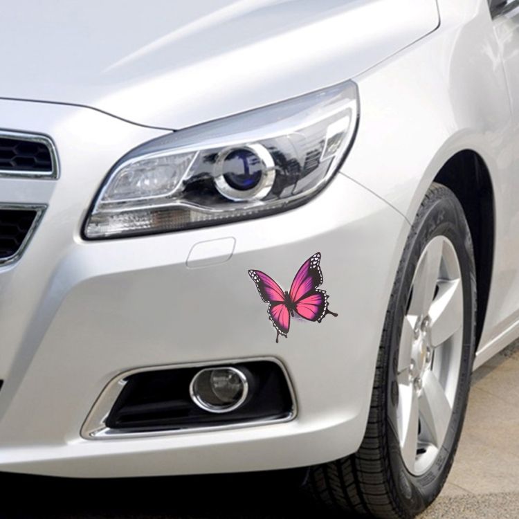 7 PCS Erfly Shape Plastic Car Free Sticker