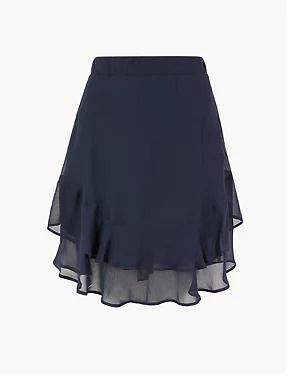 M&S Ruffle Mini Chiffon Skirt