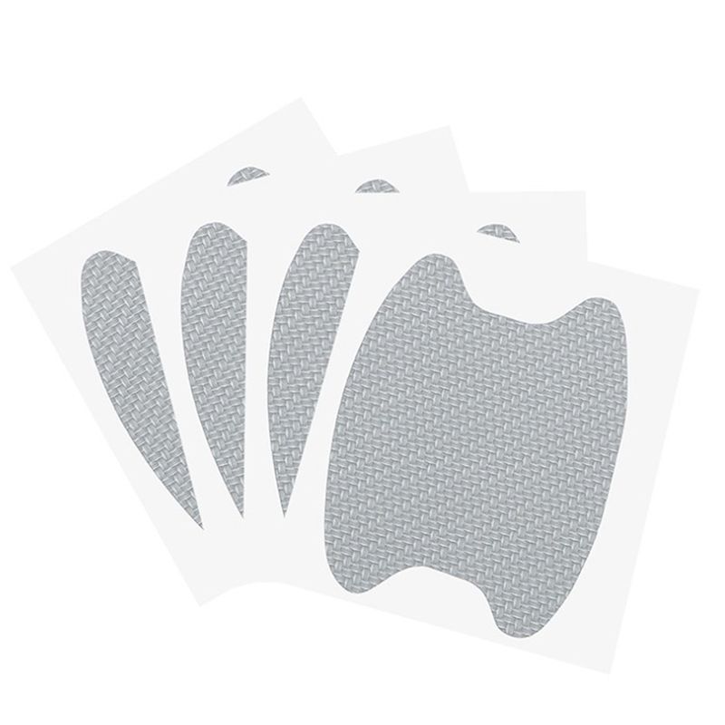 4Pcs Door Handle Stickers, Carbon Fiber Cup Guards,