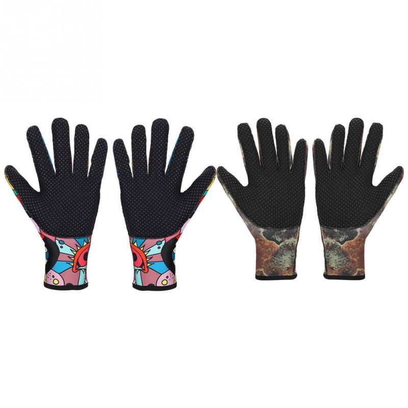 Hisea Diving Gloves Winter Swimming Warm Anti-Skid Neoprene