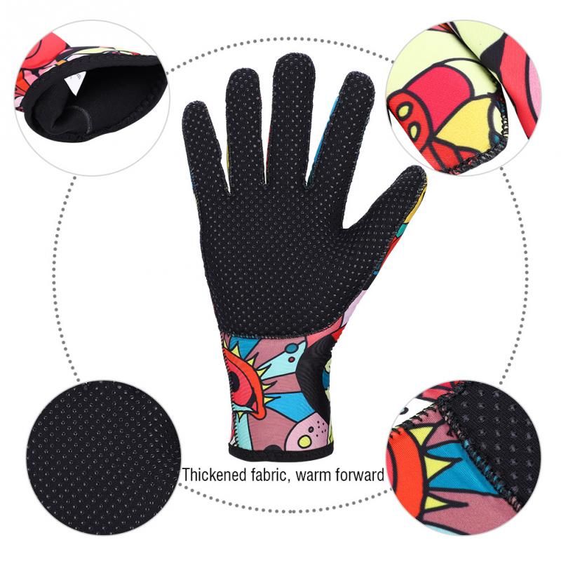 Hisea Diving Gloves Winter Swimming Warm Anti-Skid Neoprene