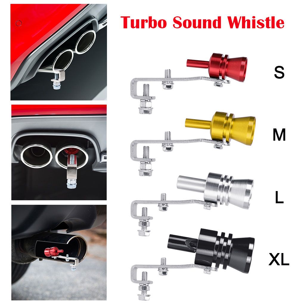 S-xl Size Motorbike Car Exhaust Fake Turbo Whistle