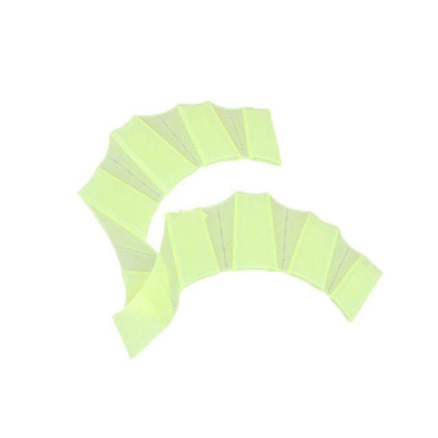 1 Pair Training Summer Silicone Hand Swimming Fins Flippers