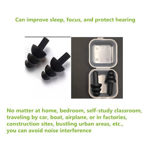 9PAIR/SET Soft Silicone Anti Noise/snoring Swimming