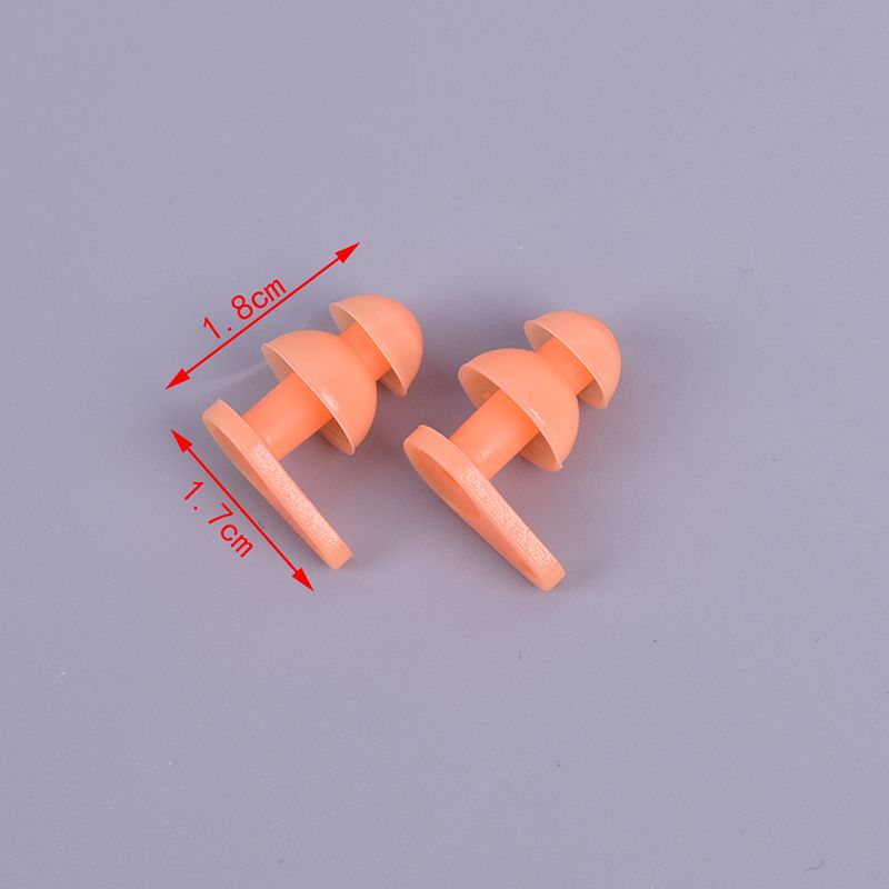 Pairs Soft Anti-Noise Ear Plug Waterproof Swimming Silicone