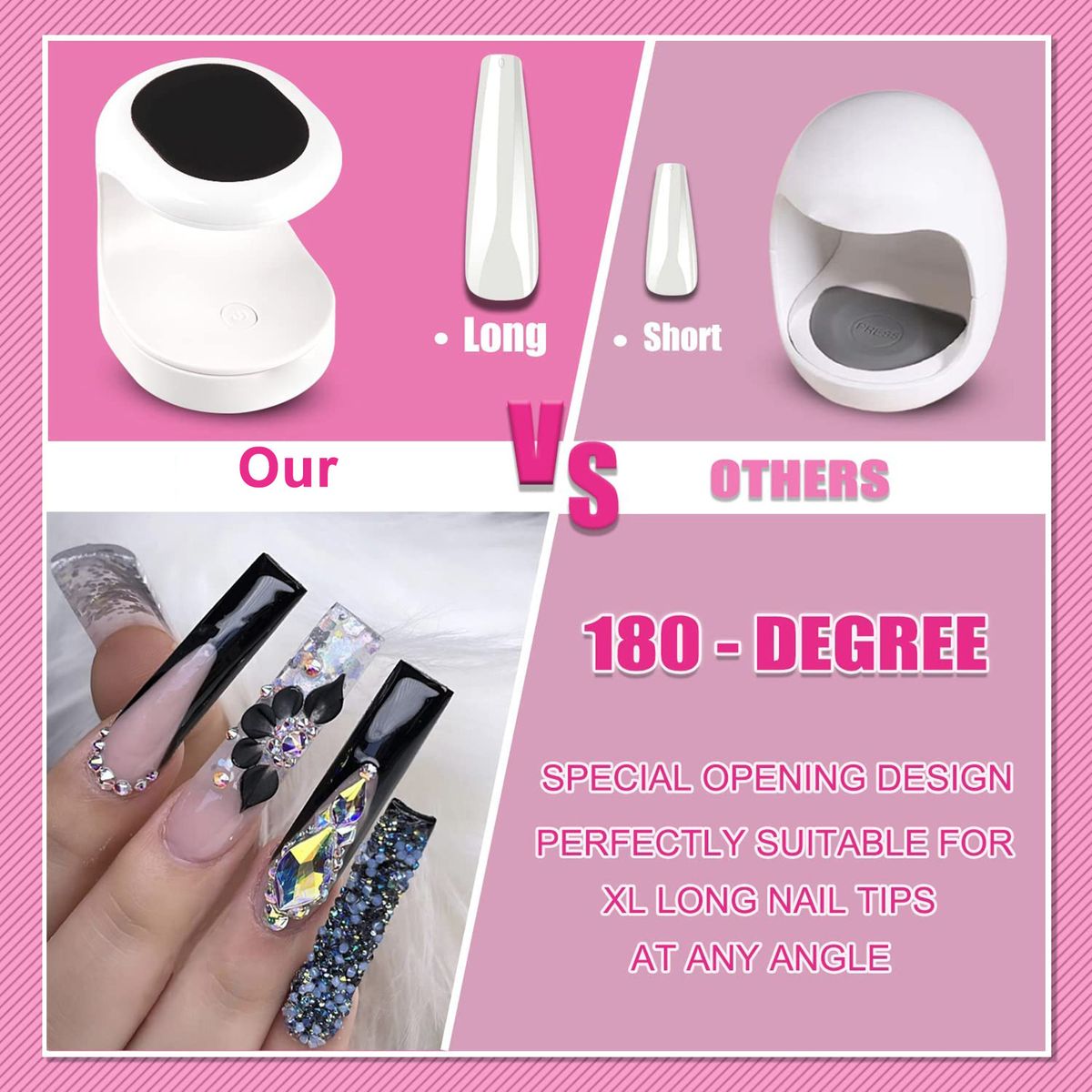 Mini UV Light Nail Dryer UV  Lamp LED UV Polish  Dryer Nail