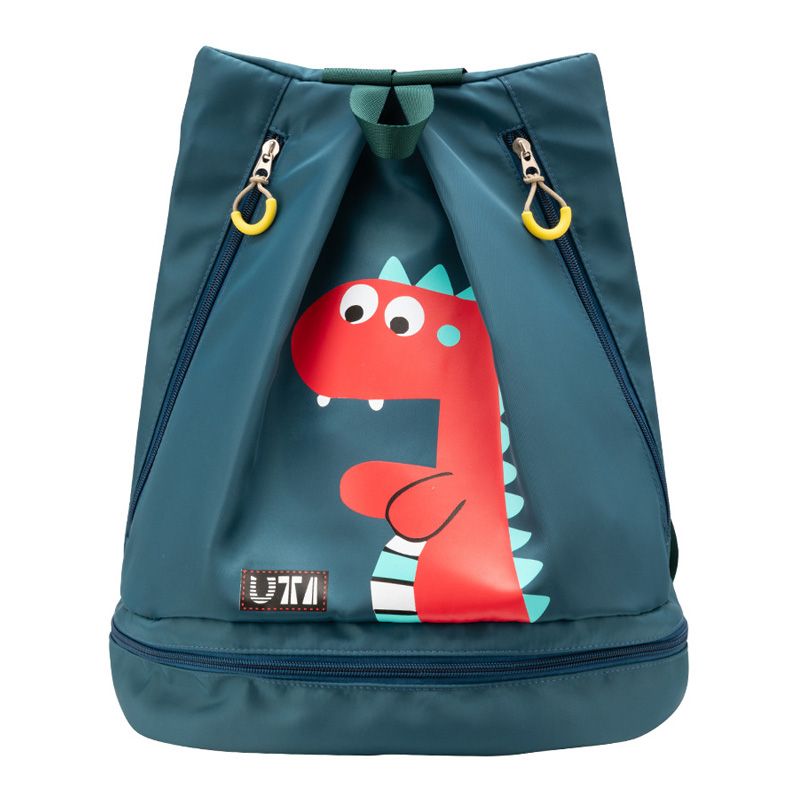 Waterproof Swimming Bag Nylon Cartoon Beach Backpack Wet