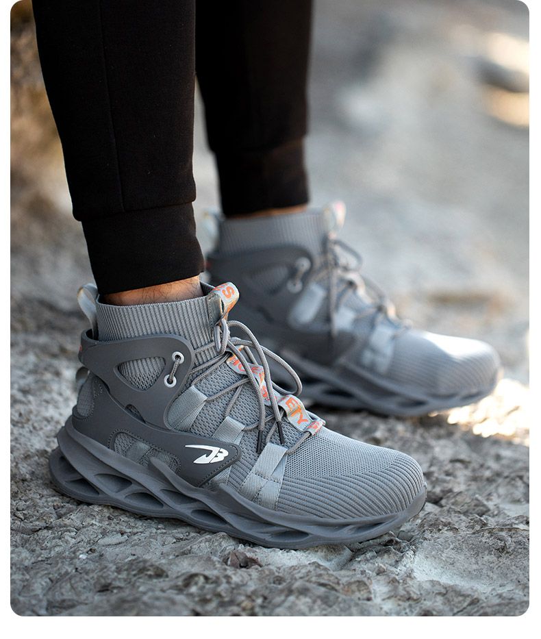 Safety Shoes Male Work Boots Indestructible Work Shoes Men Steel Toe Shoes