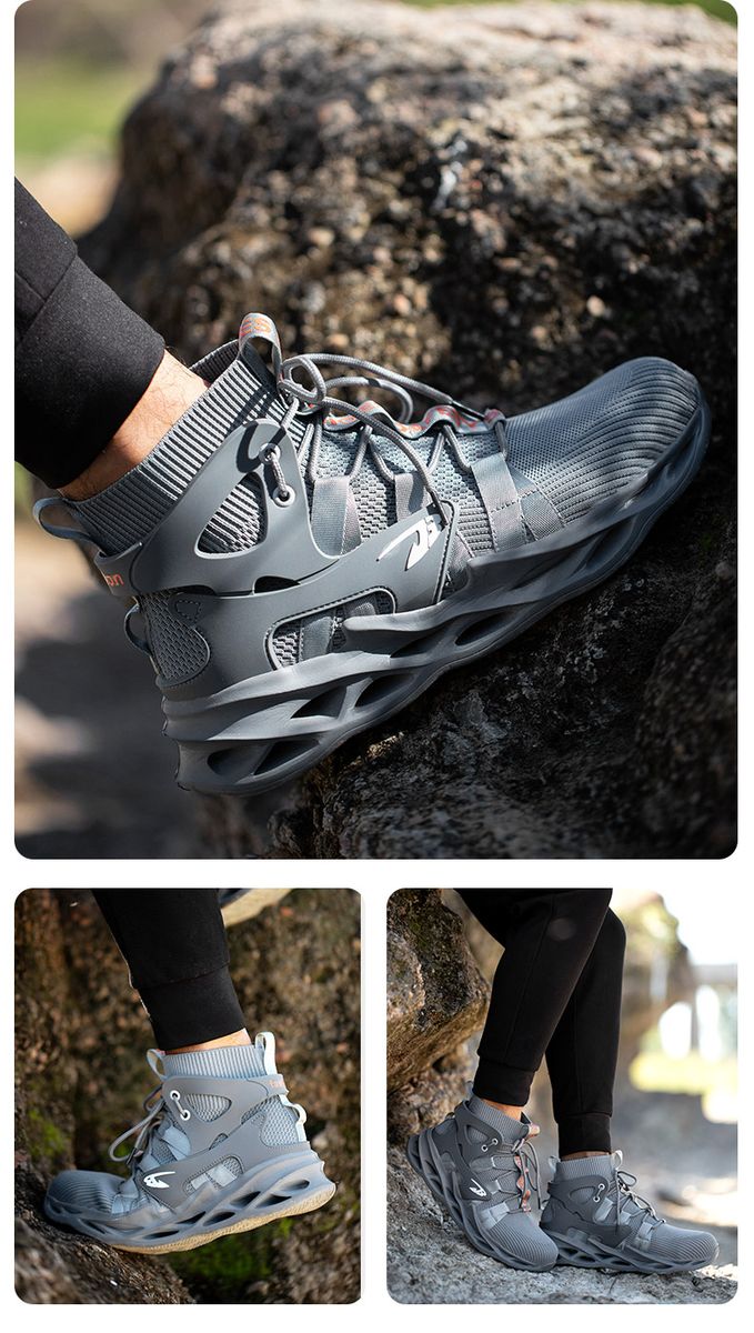 Safety Shoes Male Work Boots Indestructible Work Shoes Men Steel Toe Shoes