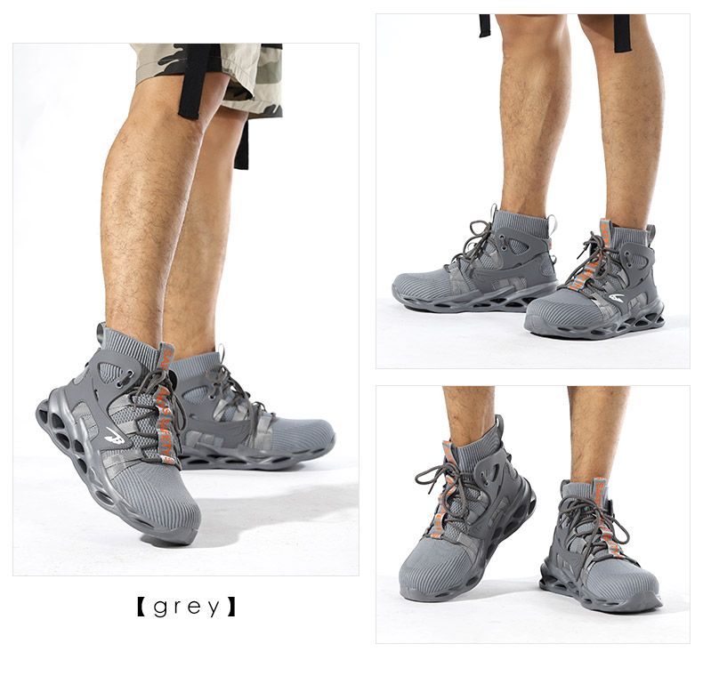 Safety Shoes Male Work Boots Indestructible Work Shoes Men Steel Toe Shoes