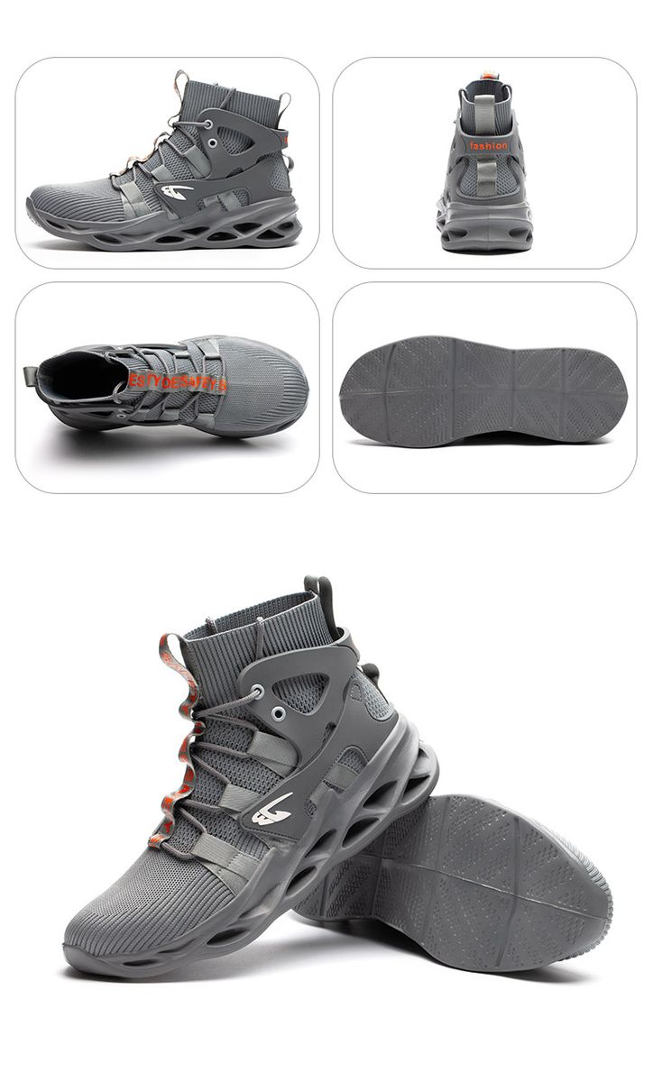 Safety Shoes Male Work Boots Indestructible Work Shoes Men Steel Toe Shoes