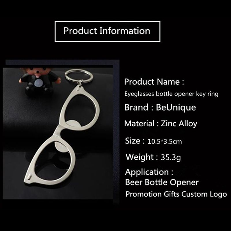 5 PCS Multi-function Opener Key Chain Car Key Pendant, Size: 10.5x3.5cm (Black)