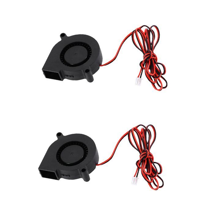2Pcs 24V 50mm Ball Bearing Cooling Cooler Blower Radial Fan For 3D