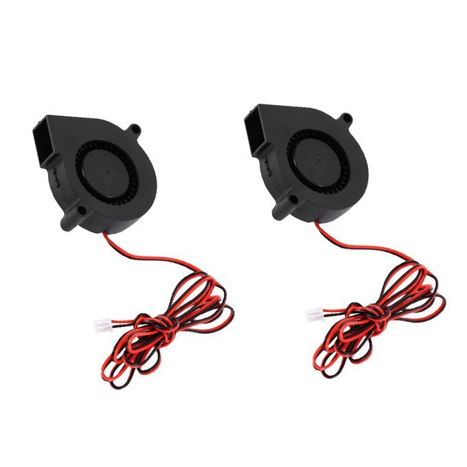 2Pcs 24V 50mm Ball Bearing Cooling Cooler Blower Radial Fan For 3D