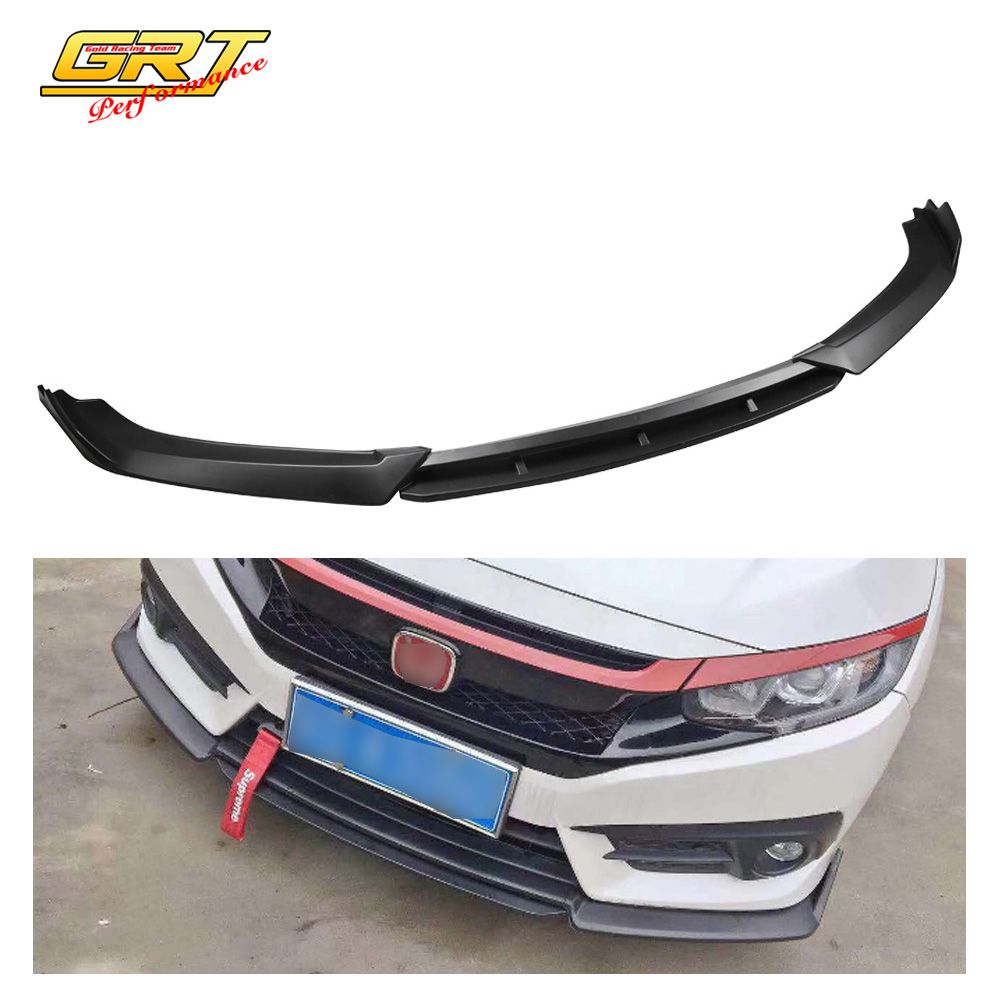 Front Bumper Lip Car Splitter Diffuser Lip Body Kit Spoiler