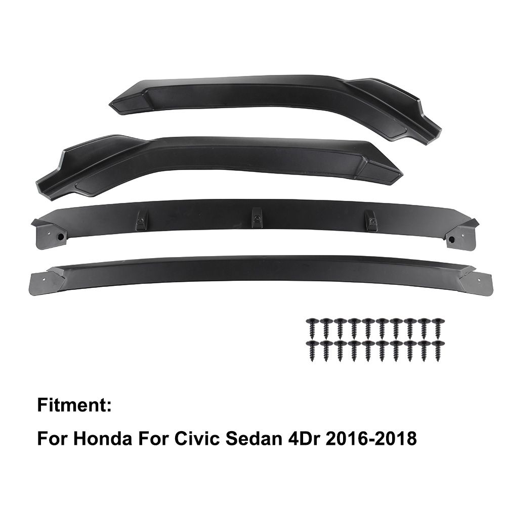 Front Bumper Lip Car Splitter Diffuser Lip Body Kit Spoiler