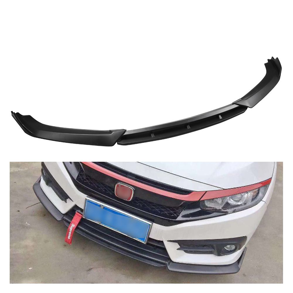 Front Bumper Lip Car Splitter Diffuser Lip Body Kit Spoiler