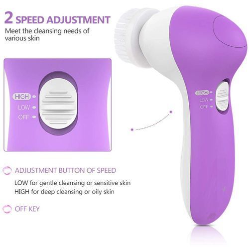 5-in-1 Electric Facial Brush & Massager