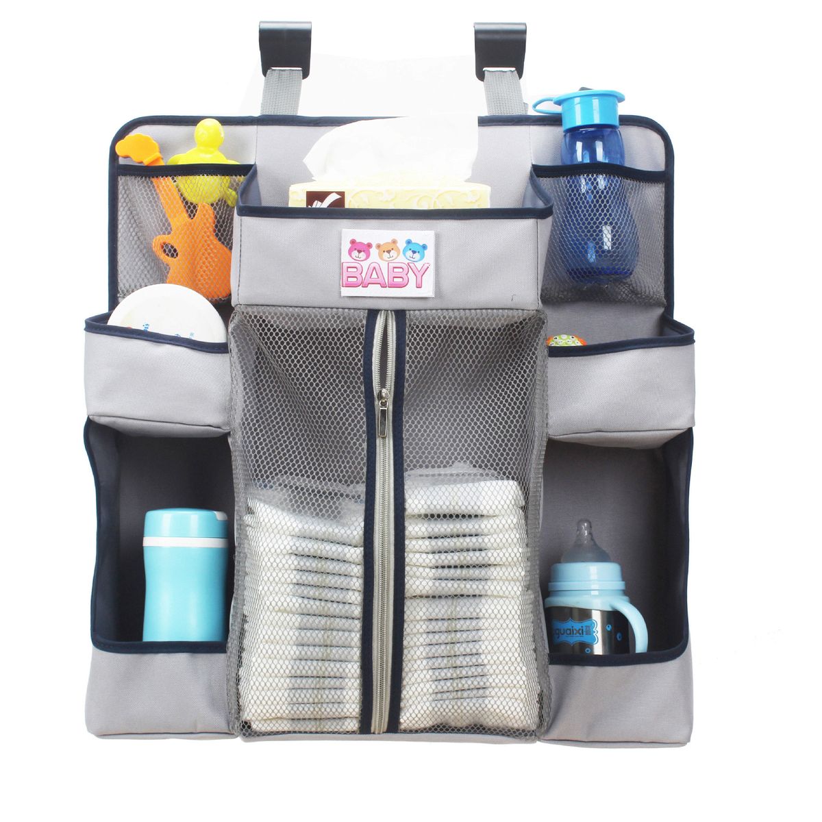 Multipurpose Crib Baby Bed Hanging Bag Portable Waterproof