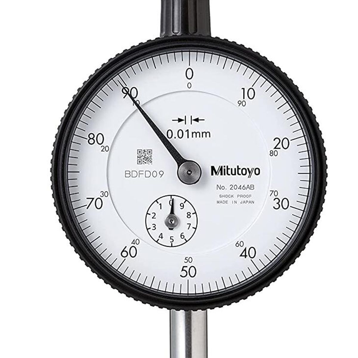 Mitutoyo 2046AB Dial Indicator DG 0.01 Grad, 0-10mm Range