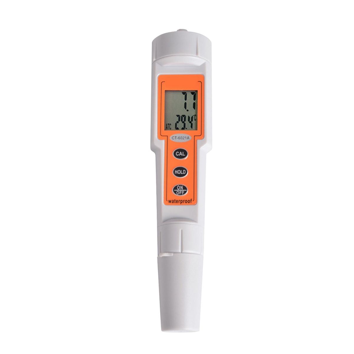 LCD Digital Water PH Tester Temperature Meter with ATC Portable Water Quality Monitor Acidity Alkalinity Analyzer for Drinking Water Pool Industrial Wastewater Acid Rain Lab