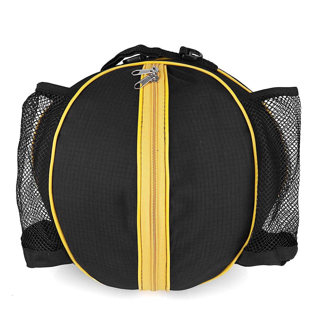Portable Basketball Backpack Water Bottle Ball Pack Soccer Sports Bags Kids Football Kits Waterproof Volleyball Basketball Bag Yellow