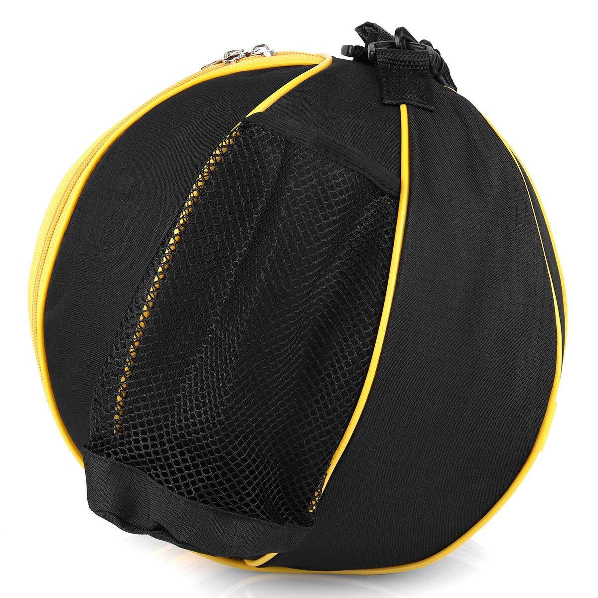 Portable Basketball Backpack Water Bottle Ball Pack Soccer Sports Bags Kids Football Kits Waterproof Volleyball Basketball Bag Yellow