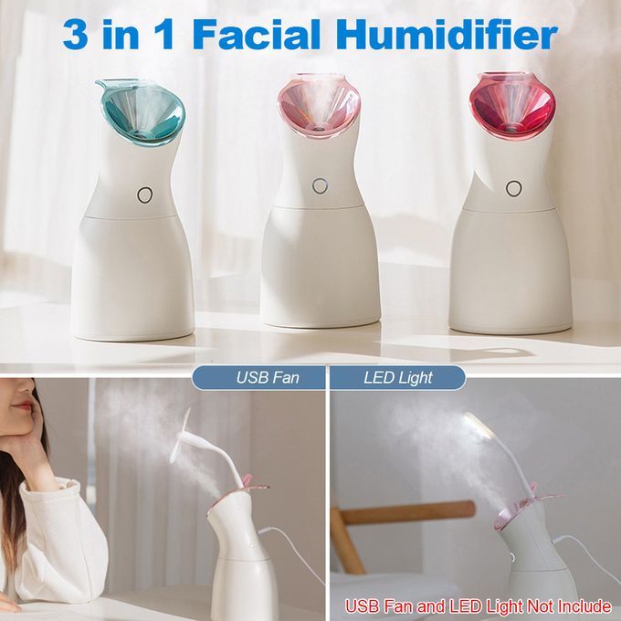500ml Cold Spray Nano Ionic Mist Facial Humidifier